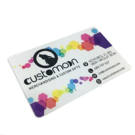 Tarjeta PVC personalizada