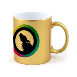 Taza dorada personalizada