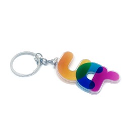 Color Wood Keychain