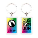 25x40 Round Edge Rectangular Keychain