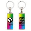 Rectangular 18x50 Metal Keychain